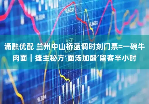 涌融优配 兰州中山桥蓝调时刻门票=一碗牛肉面｜摊主秘方‘面汤加醋’留客半小时
